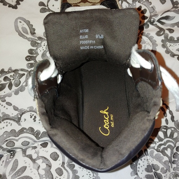 💥Coach Hightop Shoes - Picture 5 of 8